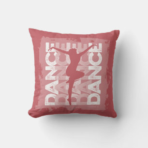 Danse et Lettres (Dance) Throw Pillow