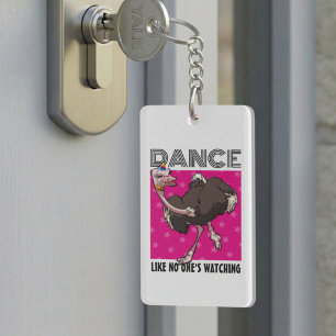 Danse étrange d'autruche comme si personne ne rega