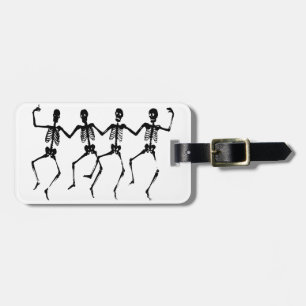 Danse Macabre - skeletons Luggage Tag