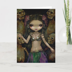 "Danse Macabre :  Tribal Fusion" Greeting Card
