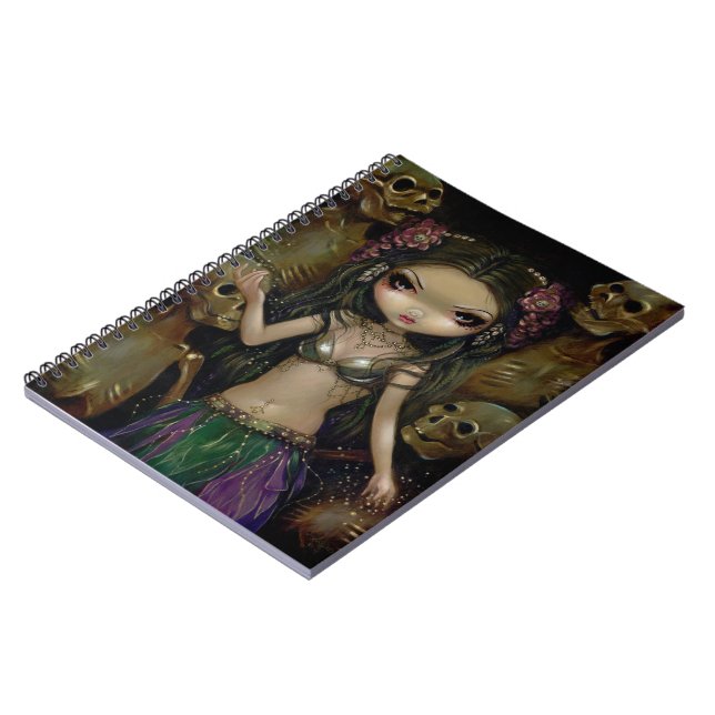 "Danse Macabre :  Tribal Fusion" Notebook (Left Side)