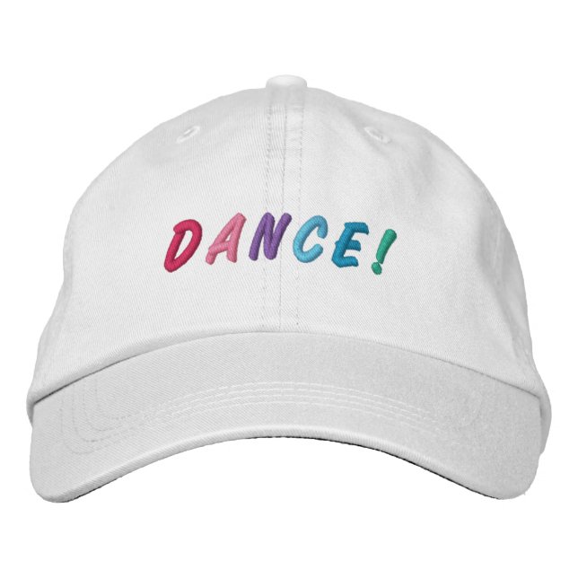 Danse Multicolore Brodé Casquette 2 (Devant)