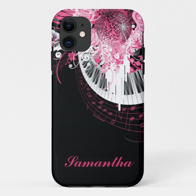 Danse Musique iPhone 5 Mate à peine là™ Coque (Dos)