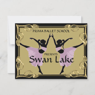 DANSE OU PRODUCTION DE THÉÂTRE INVITATION AU BILLE