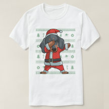 Danse tamponnante de limande de Noël de T-shirt de