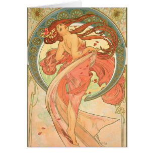 Danse vintage par Alphonse Mucha
