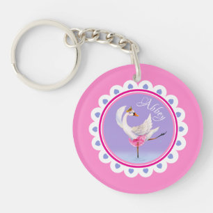Danse Whimsical balet cygne violet personnalisé