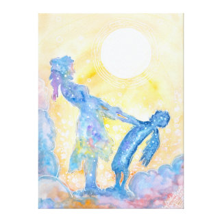 Danser avec mon ange toile étirée Imprimer