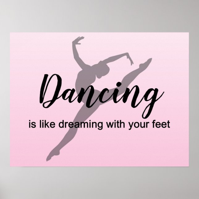 Danser, c'est comme rêver avec un poster de pieds (Devant)