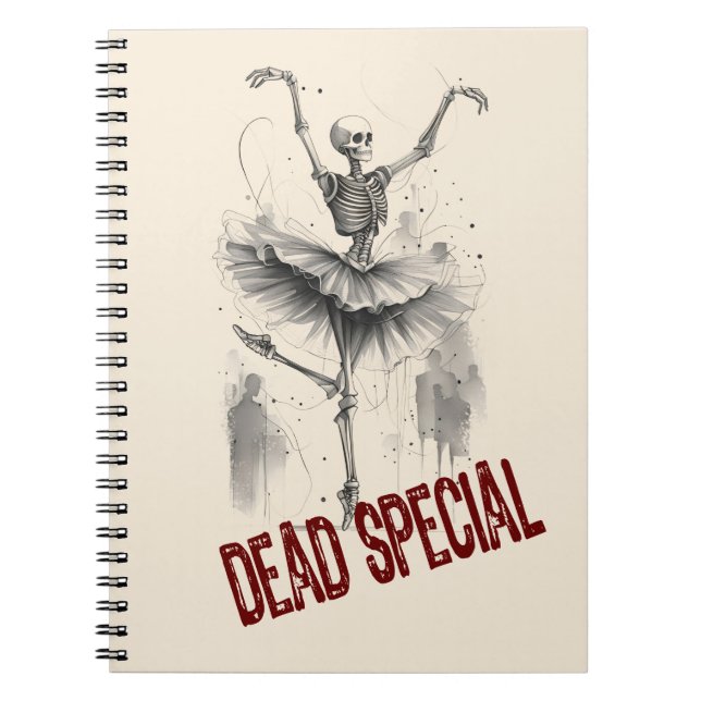 Danser des sketons morts Carnet spécial (Devant)