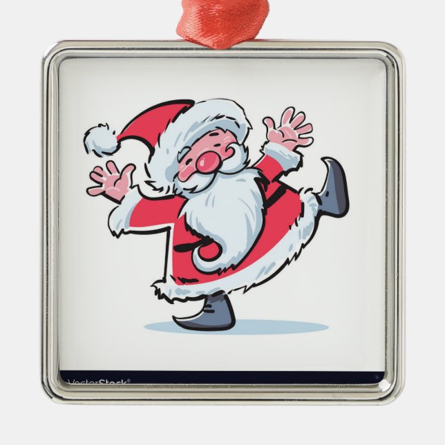 **DANSER PÈRE NOËL** ORNEMENT DE NOËL (Devant)