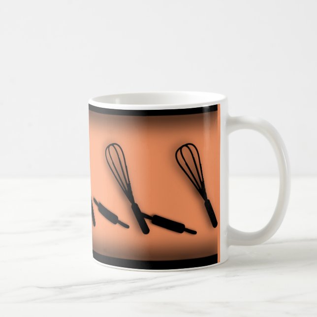 Danser Rollin Pins et Whisks mignonne Mug (Droite)