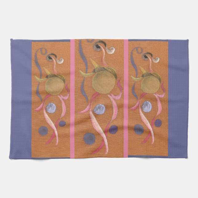 Danser, Swirling Bodies Circus Serviette De Cuisin (Horizontal)