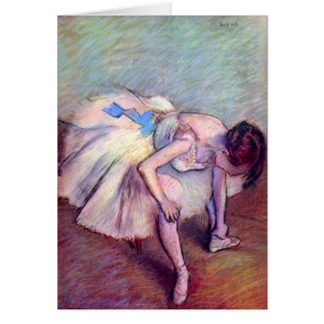 Danseur assis par Edgar Degas, Ballet Art Vintage (Devant)