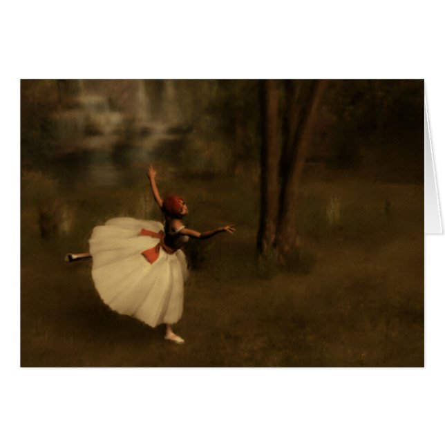 Danseur dans le jardin (Devant horizontal)