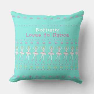 Danseur de ballet Coussin personnalisé