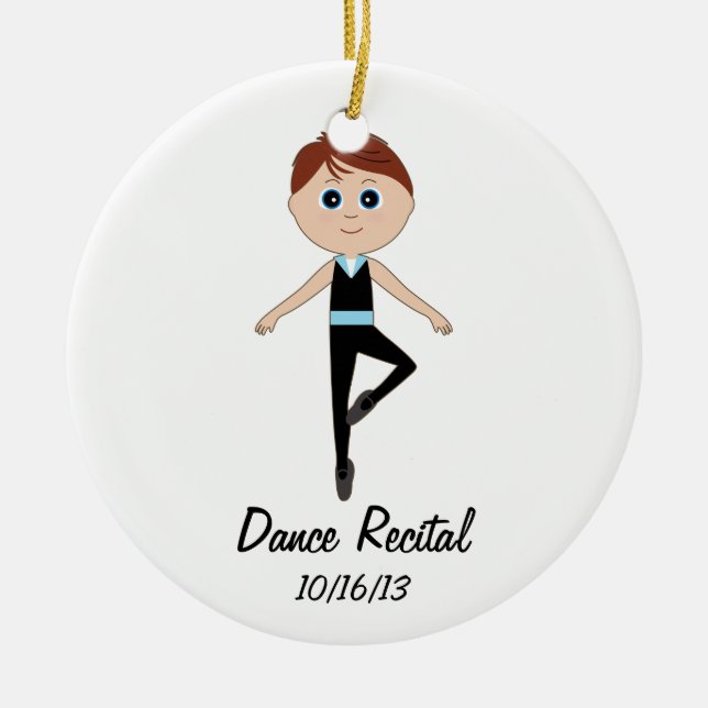 Danseur de garçon : Ornement commémoratif de (Devant)