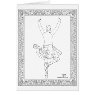 Danseur écossais des Highlands