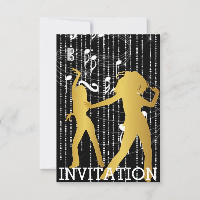 Danseur moderne Hip hop Urban Club Vip Invitation (Devant)
