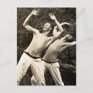 Danseurs, années 30, carte postale