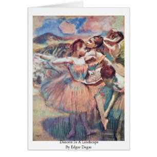 Danseurs dans un paysage par Edgar Degas