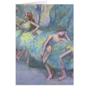 Danseurs de ballet dans les ailes par Edgar Degas