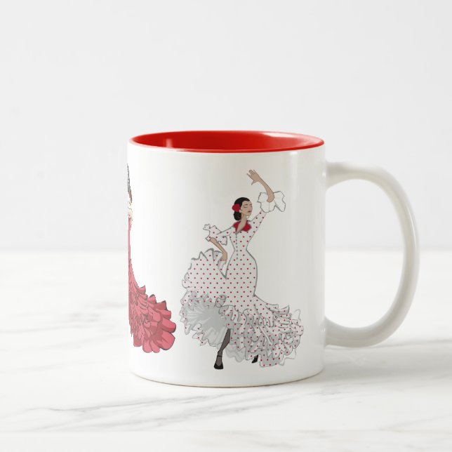 Danseurs de flamenco Mug (Droit)