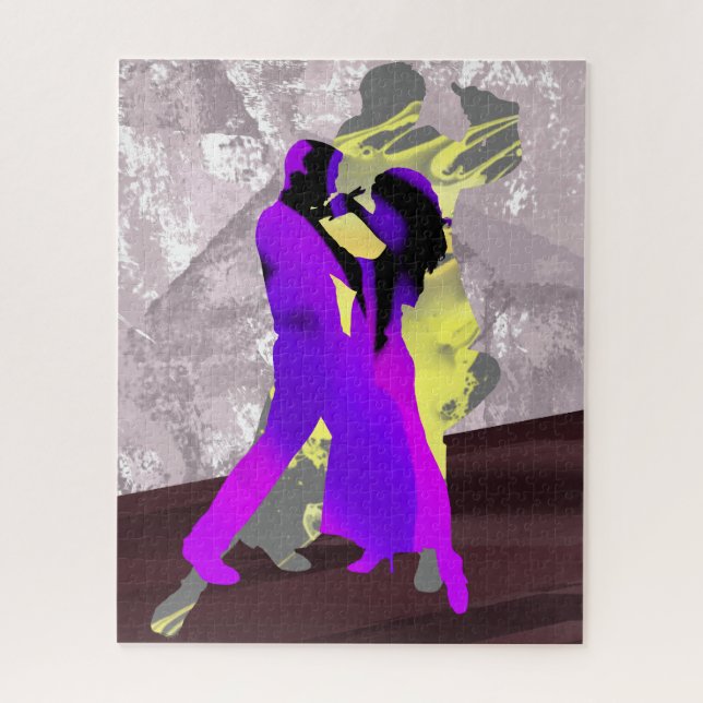 Danseurs de tango argentin jigsaw puzzle (Vertical)