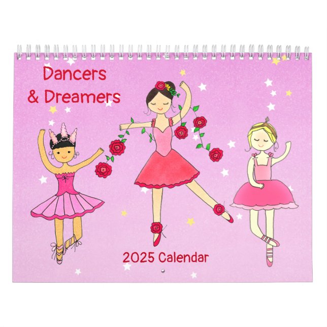 Danseurs et Dreamers Calendrier 2025 (Protection)