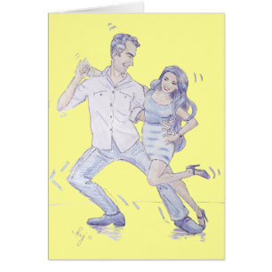 Danseurs Jive Ceroc modernes