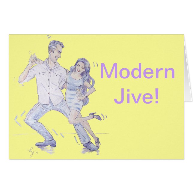 Danseurs Jive Ceroc modernes (Devant horizontal)