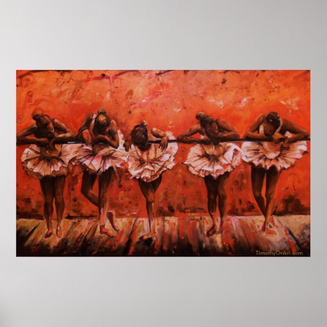 Danseurs Secret I - Impression en toile (Devant)