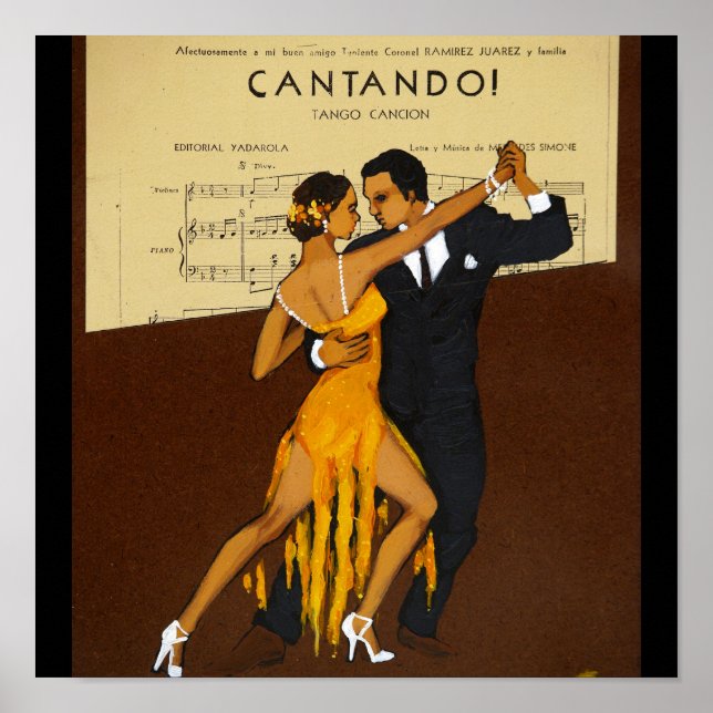 Danseurs vintages tendance Art déco (Devant)
