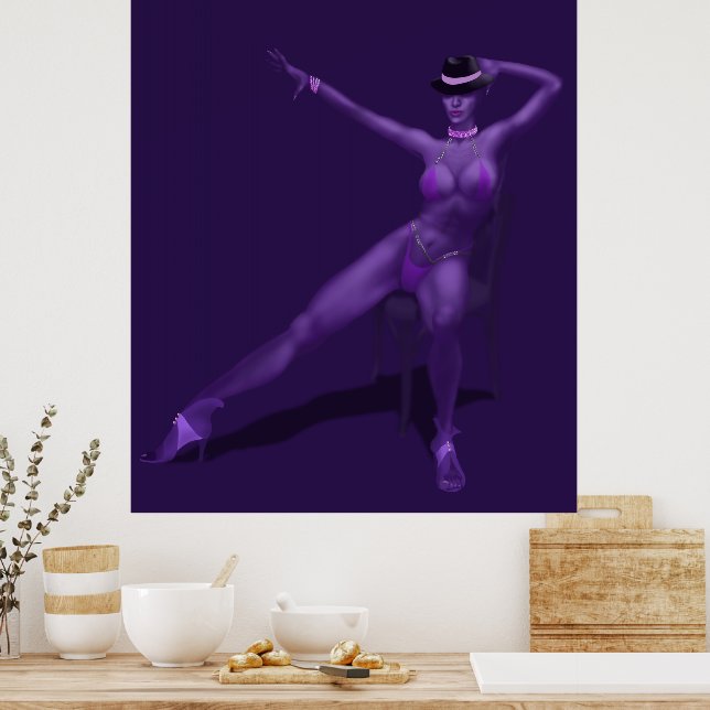Danseuse de cabaret - Poster (Cuisine)
