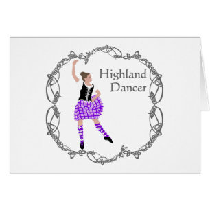 Danseuse des Highlands écossais Nœud celtique Viol
