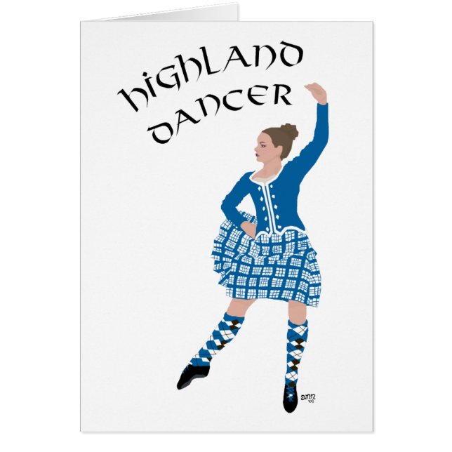 Danseuse des Highlands écossais - sarcelle (Devant)
