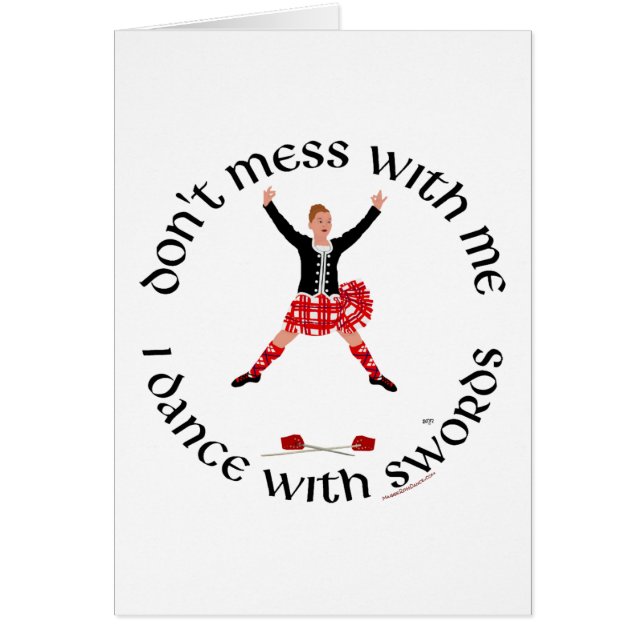Danseuse des Highlands Ne Me Cherchez Pas (Devant)