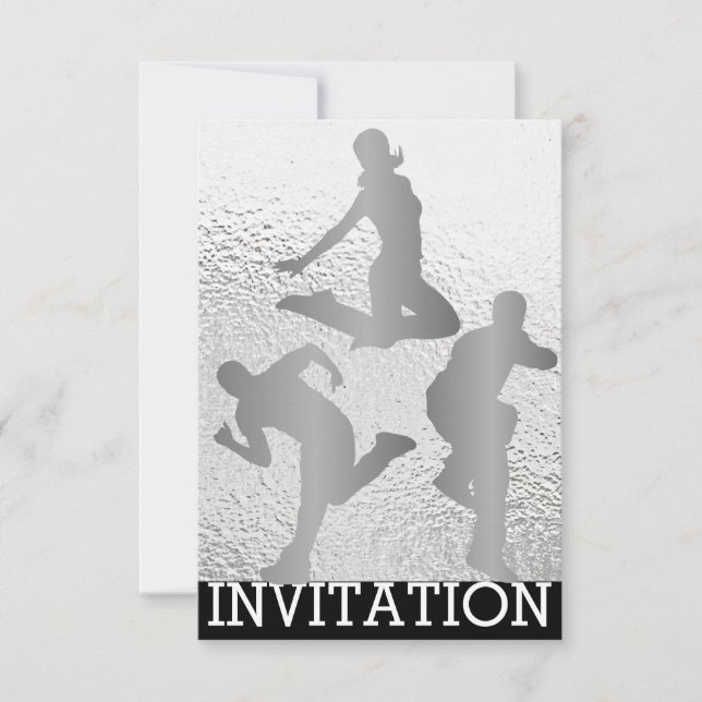 Danseuse moderne Hip hop Urban Club Vip Invitation (Devant)