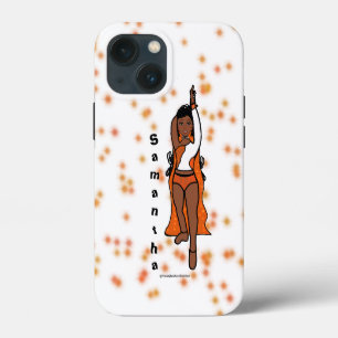 Danseuse personnalisée iPhone / coque ipad Orange