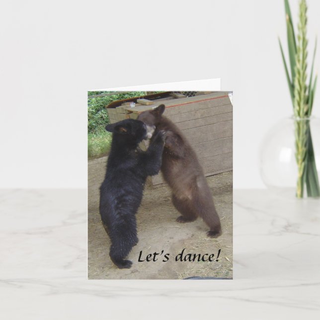 Dansons ! Carte de correspondance (Devant)