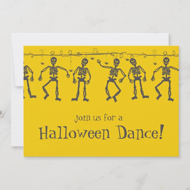 Dansons de danse des invitations à la fête d'Hallo (Devant)