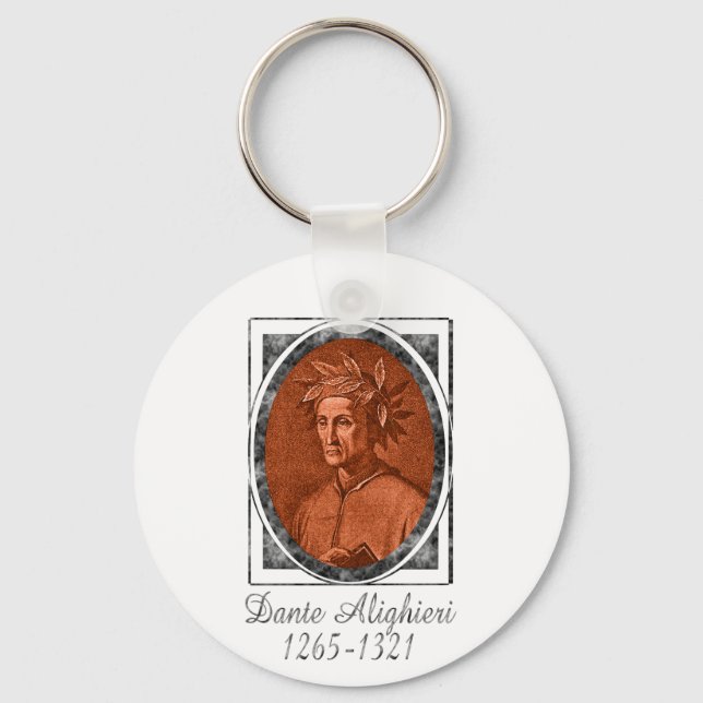 Dante Alighieri Keychain (Front)
