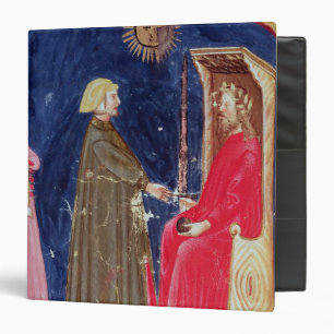 Dante and Beatrice before Justinian Binder