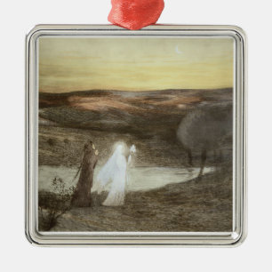 Dante and Beatrice, from 'L'Estampe Moderne', publ Metal Ornament