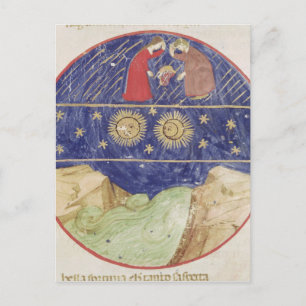 Dante and Beatrice Postcard