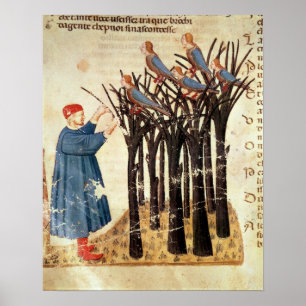 Dante and the Souls Transformed into Birds Poster