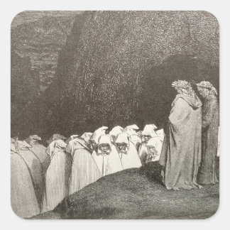 Dante and Virgil - Hypocrites Sticker