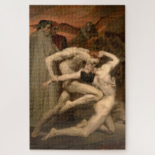 Dante and Virgil in Hell (by Bouguereau) Jigsaw Puzzle
