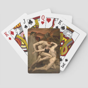 Dante and Virgil in Hell (by Bouguereau) Playing Cards