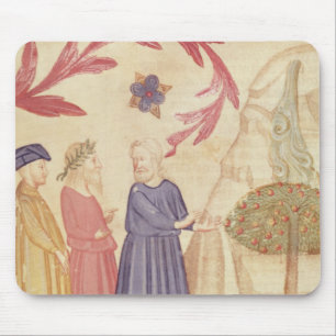 Dante and Virgil  in the Terrestrial Paradise Mouse Pad